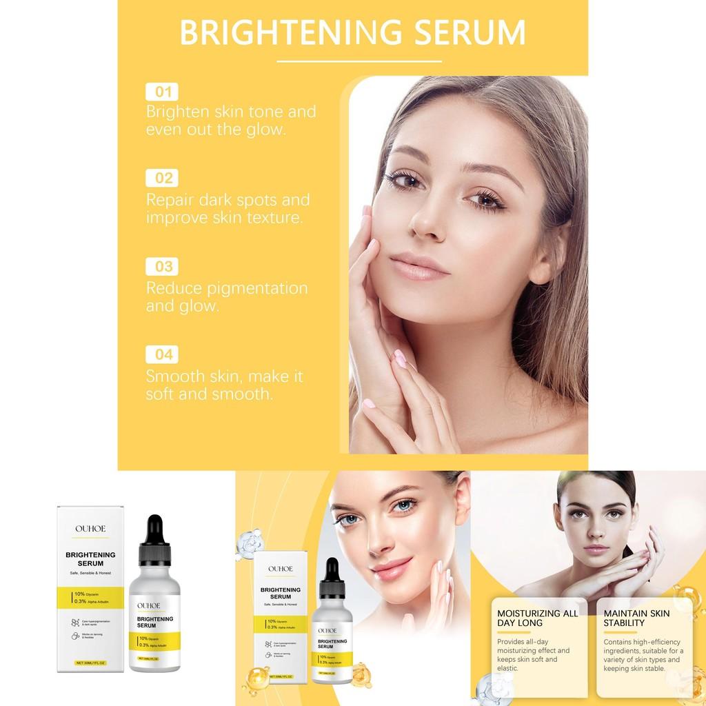 Ouhoe Brightening Serum Gentle Hydrating Moisturizing Radiance Enhancing 30ml