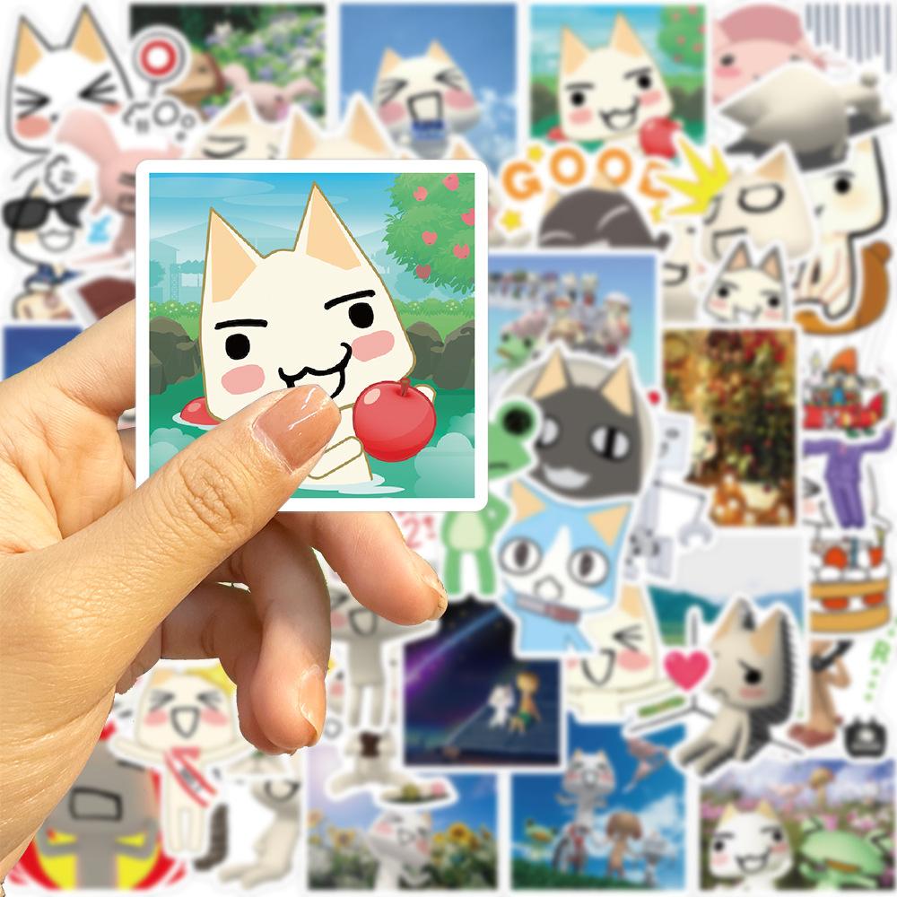 50 Pieces of Dorocat Graffiti Stickers Decorate Guitar Suitcase DIY Creative Waterproof Explosive Style