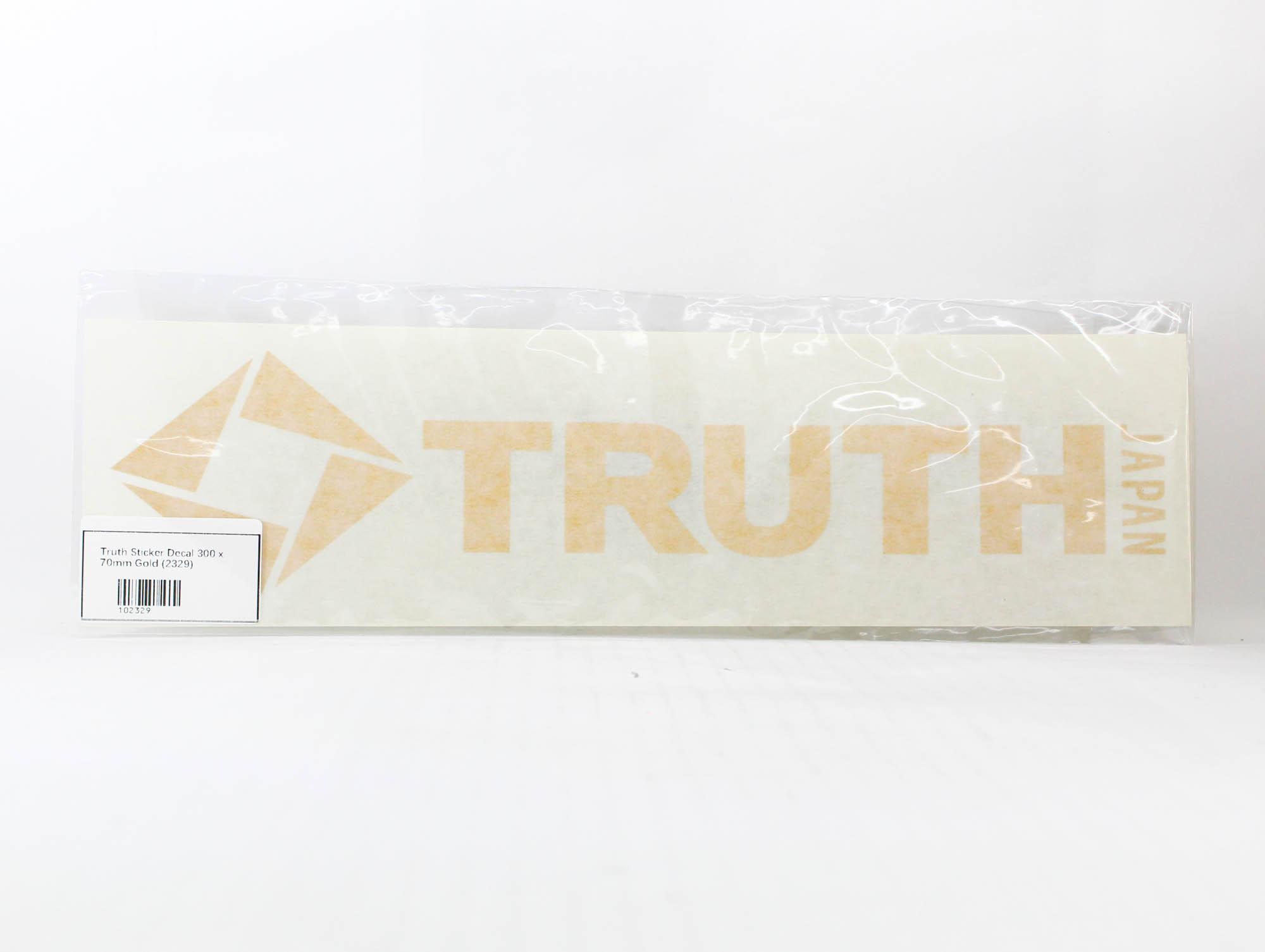 Наклейка Декаль Truth 300 x 70 мм Золотая (2329)