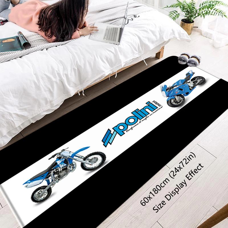 Interior Floor Mat P-Polini Italy Scooter Doormat Non-slip Foot Rug for Entryway Kitchen Carpet Bedroom Bedside Mats Home Decors