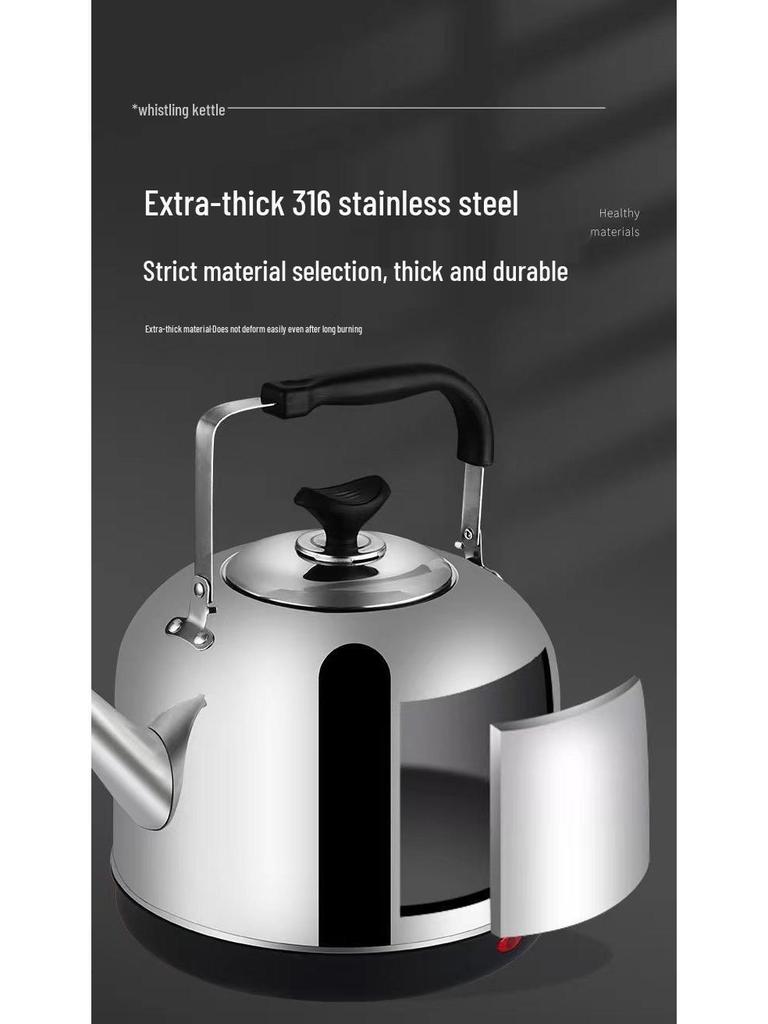 Bollitore Elettrico in Acciaio Inossidabile 316 - Spegnimento Automatico, Protezione Anti-Seccatura, Grande Capacità, Teiera Elettrica Isolante