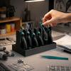 Diagonal Pliers Storage 3D Printed Gridfinity Organizer, Vertical 3/6 Slot Plier Holder Rack, Manual Tool Organizer Desktop Tray for Needle