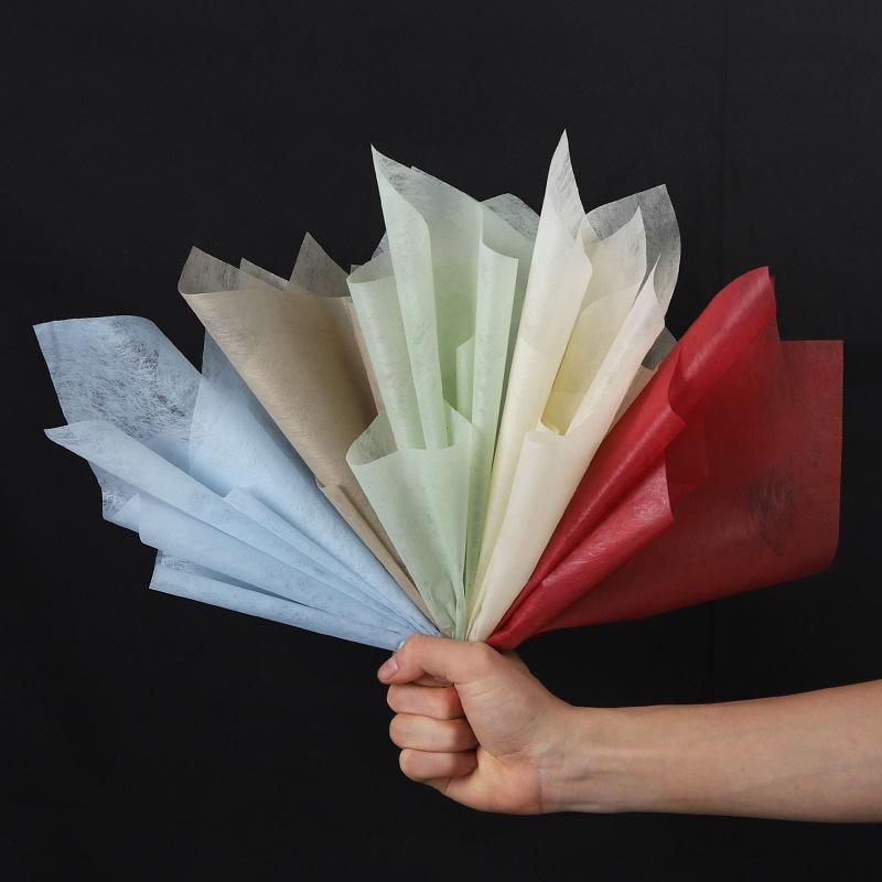 40 Pcs Milk Cotton Tissue Paper Florist Flower Wrapping Paper Diy Handmade Bouquet Crafts Gifts Packaging Wedding Party Supplies
