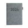 Large A4 Leather Office Notebook - Extra Thick Diary for Business Meetings