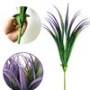 8Pcs/Set Outdoor Fake Plants UV Resistant Artificial Plants Decoration Yard Front Porch Plastic Greening  Shrub Decoration