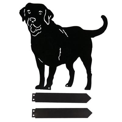 Metal Dog Decorative Garden Stakes Dog Silhouette Garden Decoration for Outdoor Lawn Ornaments Yard