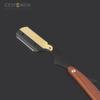 CESTOMEN Professional Vintage Barber Straight Razor Wooden Handle Salon Quality Cut Throat Shavette For Men