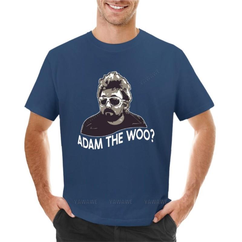 Men Tshirt Adam the Woo TShirt Shirt Korean Fashion Blank T Shirts Aesthetic Clothes T Shirt Men Black Tshirt Men