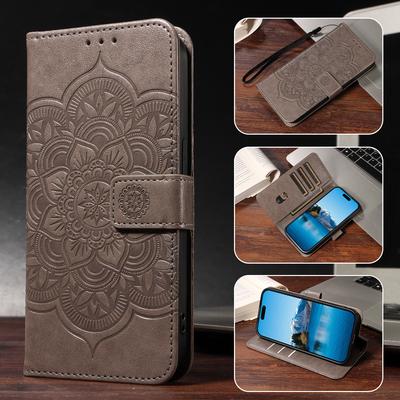 Presse Sonnenblume Handyhülle für Redmi Xiaomi 14 Pro 14 13T Pro 13 Lite 12T Pro 12T 11 Lite 11T Klappbrieftasche Kunstlederhülle