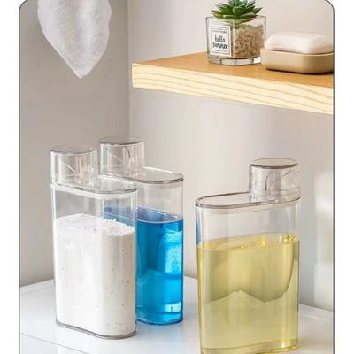 Portable Transparent Clothes Softener Dispenser Practical Large Capacity Laundry Liquid Bottle Leakproof Sealed Split Bottle