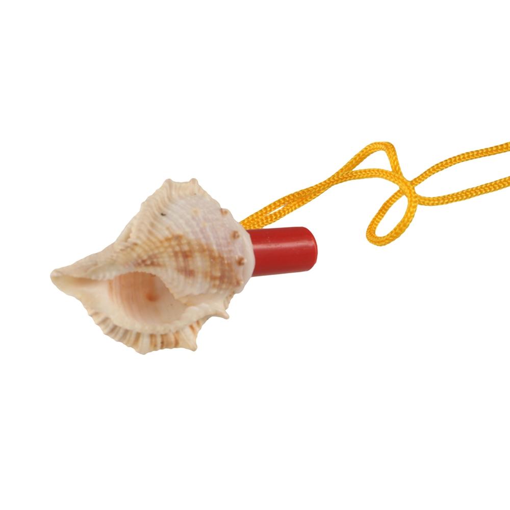 Tourismus Halskette Horn Kinder Kreativ Kinder Muschel Versand Überlebenswerkzeug Spielzeug Muschel Pfeife Geschenk