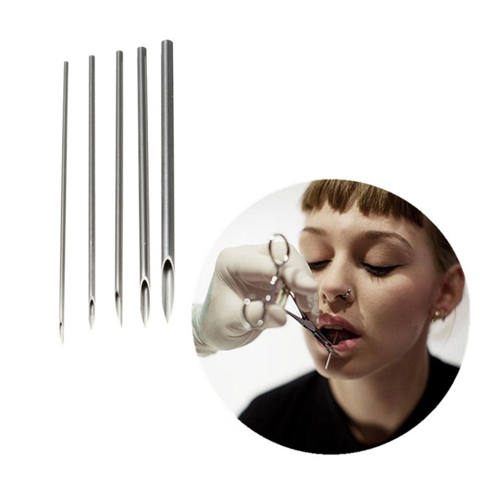 Piercing Tools Disposable Sterilized Piercing Needles Tattoo Machine Consumables Tattoo Accessories 100 Pcs (15g)