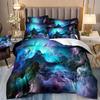 Milky Way Bedding Sets for Boys, Galaxy Duvet Cover Set, Queen Bedspread, Comforter Cover,Playstation Designs, Bed Set for Teen