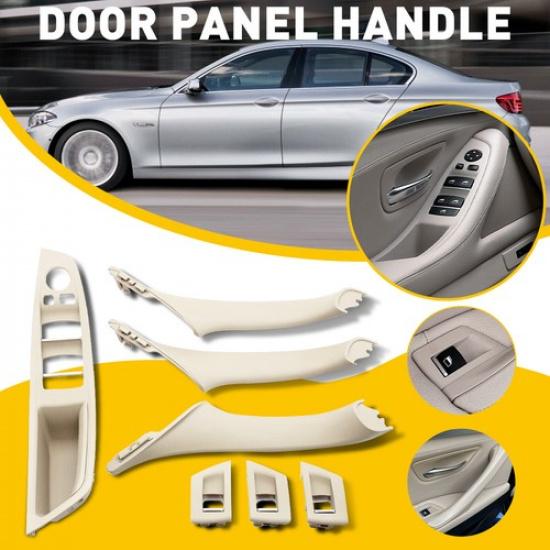 Inner Door Panel Handle Pull Trim Cover For 2010-2016 BMW 520i 528i 530i 535i EV