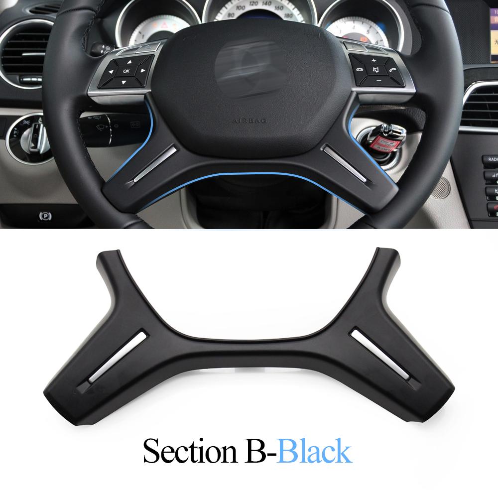 Auto Obloženie krytu volantu Vonkajší panel Mercedes Benz CEM ML GL GLS Trieda G W204 W212 W166 W463