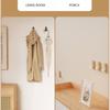 Sturdy Wood Adhesive Wall Hook Easy Mounting For Kitchen Bathroom Storage Organizers