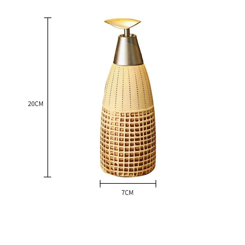 Ceramic Shower Gel Bottle Lotion Bottle Hand Sanitizer Bottle Soap Dispenser Lotion Container Bathroom Accessories Products