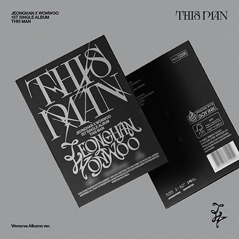 JEONGHAN X WONWOO (SEDMNÁCT)  1st Single Album 'THIS MAN' Weverse Albums ver.