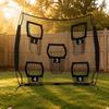 Quick Assembly Sports Training Net Five Target Layout for Baseball Softball