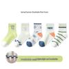 5 Pairs Children's Breathable Mesh Cotton Socks, Cartoon Design for Ages 1-14, Ideal for Spring and Summer