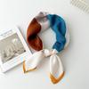 Versatile Women's Silk Cotton Linen Scarf: Fashionable Square Neck Accessory for Spring To Autumn