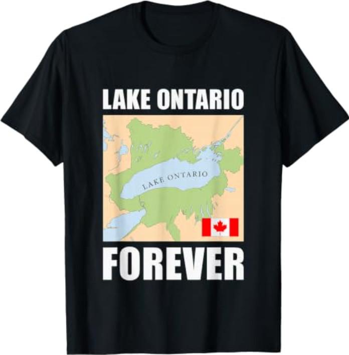 Lake Ontario Altid Sjov Anti Lake Amerika T-shirt