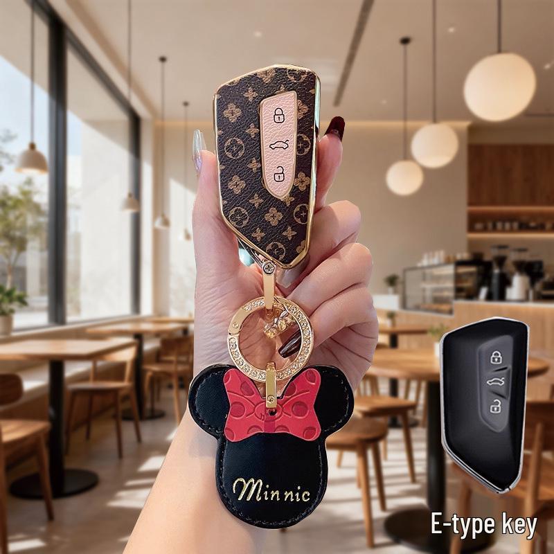 Volkswagen & Range Rover Key Cover for Tiguan L, Lavida, Magotan, Sagitar, T-Roc, Teramont, Tayron, Passat.