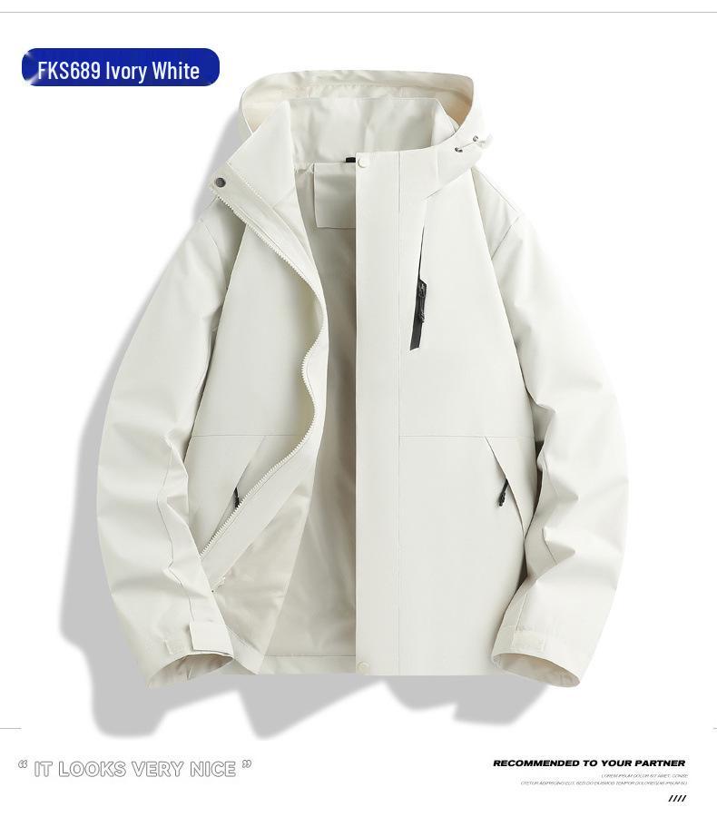 Men's Windproof Spring & Autumn Jacket - Youthful & Dad Style Outdoor Thin Sportswear for Mountaineering