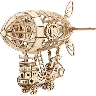 3D Three-dimensional Puzzle Wooden 1 Piece Set Handmade Miniature Model Kit Mechanical Assembly Boys Girls Educational Toy DIY Christmas Year Gift