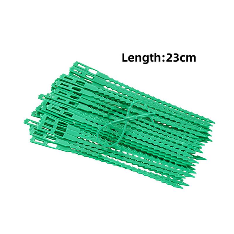 50Pcs Adjustable Plastic Plant Cable Ties Reusable Garden Tree Climbing Support Plant Vine Tomato Stem Clip Plant Straps Tools