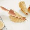 AD23-Ice Cream Waffle Cone Roller, Strong And Smooth Cone Roller, Wooden Pizzelle Cone, Handle Waffle Cone Shaped Tool