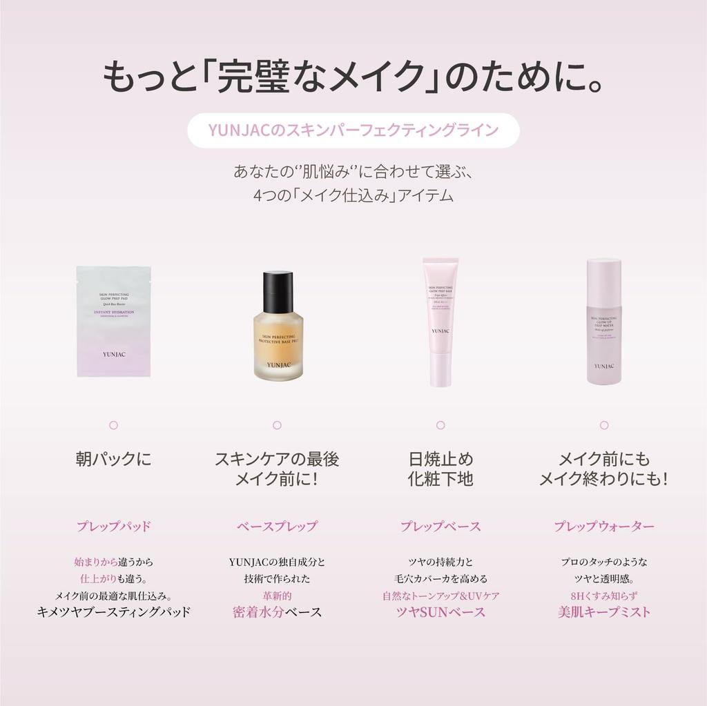 YUNJAC Skin Perfecting Protective Base Prep 25ml / Makeup Base Primer for Moisturizing, Adhering, and Glowing Skin, Korean Cosmetics (40ml)