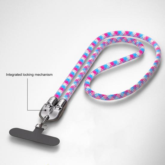 C to C 240W Charging Cable 2-in-1 Cell Phone Lanyard Wearable Bracelet Portable 5A Fast Charging USB-C Data Cable for Smartphones Tablets Laptops