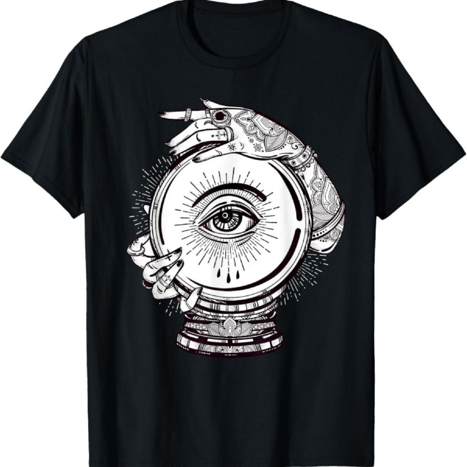 Футболка с хрустальным шаром - Мистическая цыганка гадалка футболка XXXXXL разноцветный