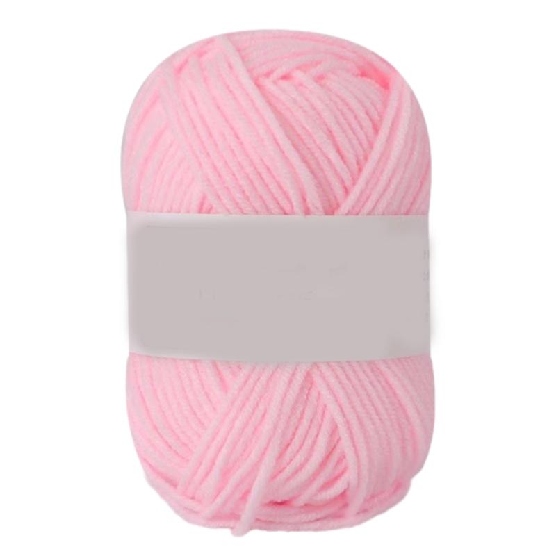 Farbige Garne Einfarbige Garne für Strickbegeisterte Do-It-Yourself-Garn Strickwaren für Babykleidung und Heimdekorationen