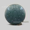 13-Inch Chinese Lotus Steel Tongue Drum, 15-Tone Ethereal Percussion Instrument for Children's Education