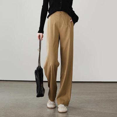 SOFSIL Women's High-Waist Wide-Leg Casual Pants