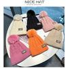 Winter New Velvet Warm Knitted Hat Korean Edition Cold Hat Fashionable and Simple Face Showing Small Knitted Women's Hat