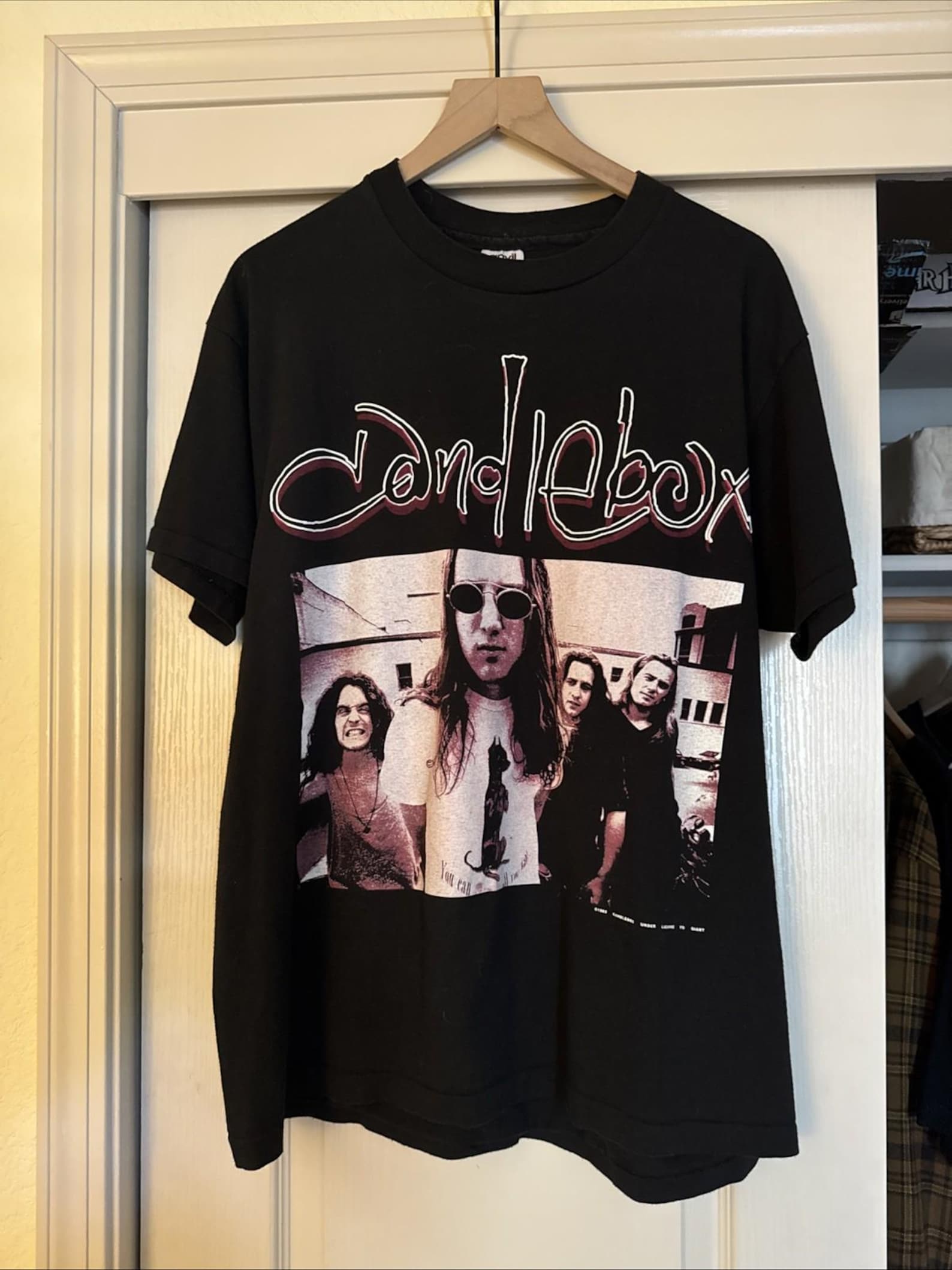 Anvil Tag 1993 Tour Vintage 90s Candlebox Band T-Shirt Grunge 2XL