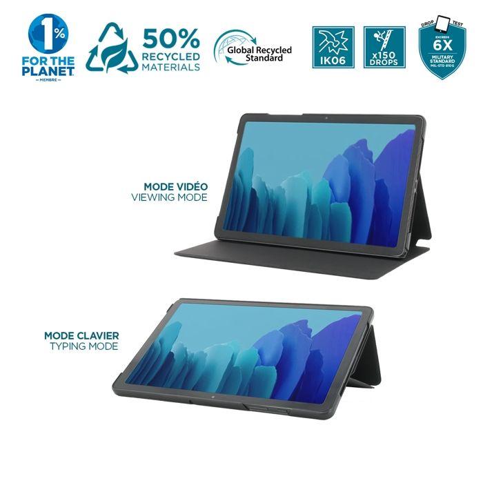 Coque De Protection Écologique Pour Galaxy Tab A9+ 11" - 50% Recyclé - Etui Mode Clavier/Visionnage - Noir - MOBILIS