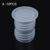 10Pcs/set New White Plastic Wine Stopper Replacement PE Bottle Sealer Caps Plug Glass Saver Sealer Plug Kitchen Bar Tool