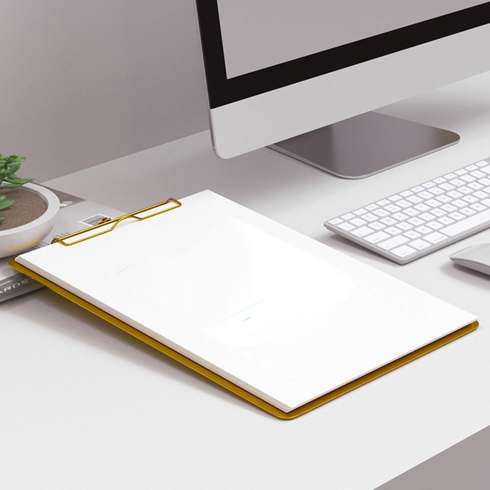 Twardy Folder do Przechowywania Papierów Testowych Stal Nierdzewna Podkładka do Pisania Organizer do Segregacji Dokumentów Restauracja