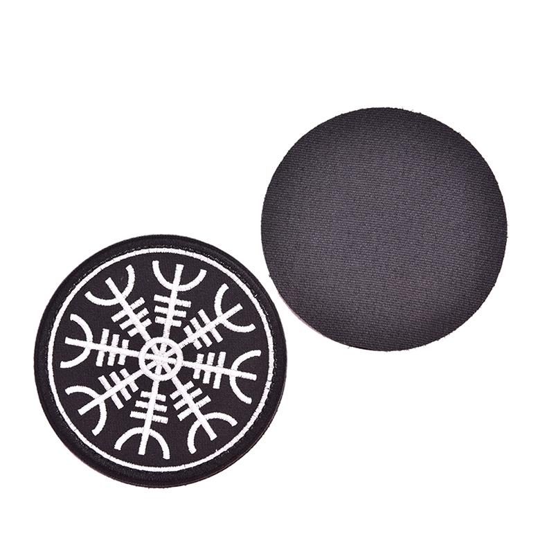 

Вышитый значок Viking Vegvisir Compass на застежке-крючке