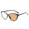 New Vintage Pochromic Eyeglasses Large Frame Cat Eye Reading Glasses Blue Light Blocking Eye Protection Presbyopia Eyewear
