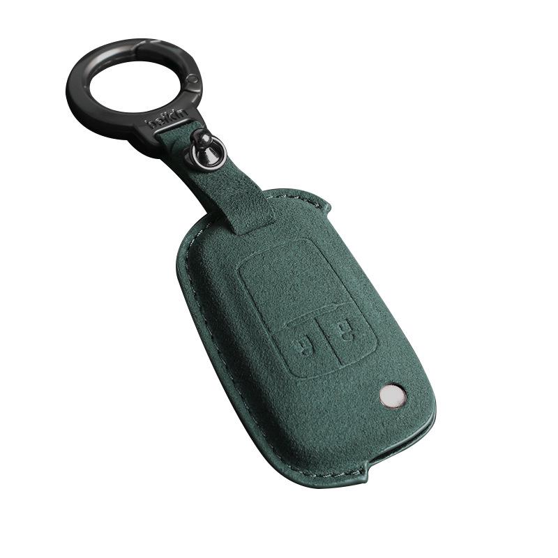 Chevrolet Key Cover: 3D Suede Protection for Cavalier, Malibu, Cruze, Trax, Monza, Sail