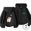 Winter Zipper Hooded Sweatshirt Kawaii Trendy Design Kids Street Fashion Crayon Shin Chan Boys Girls 3 14 Years