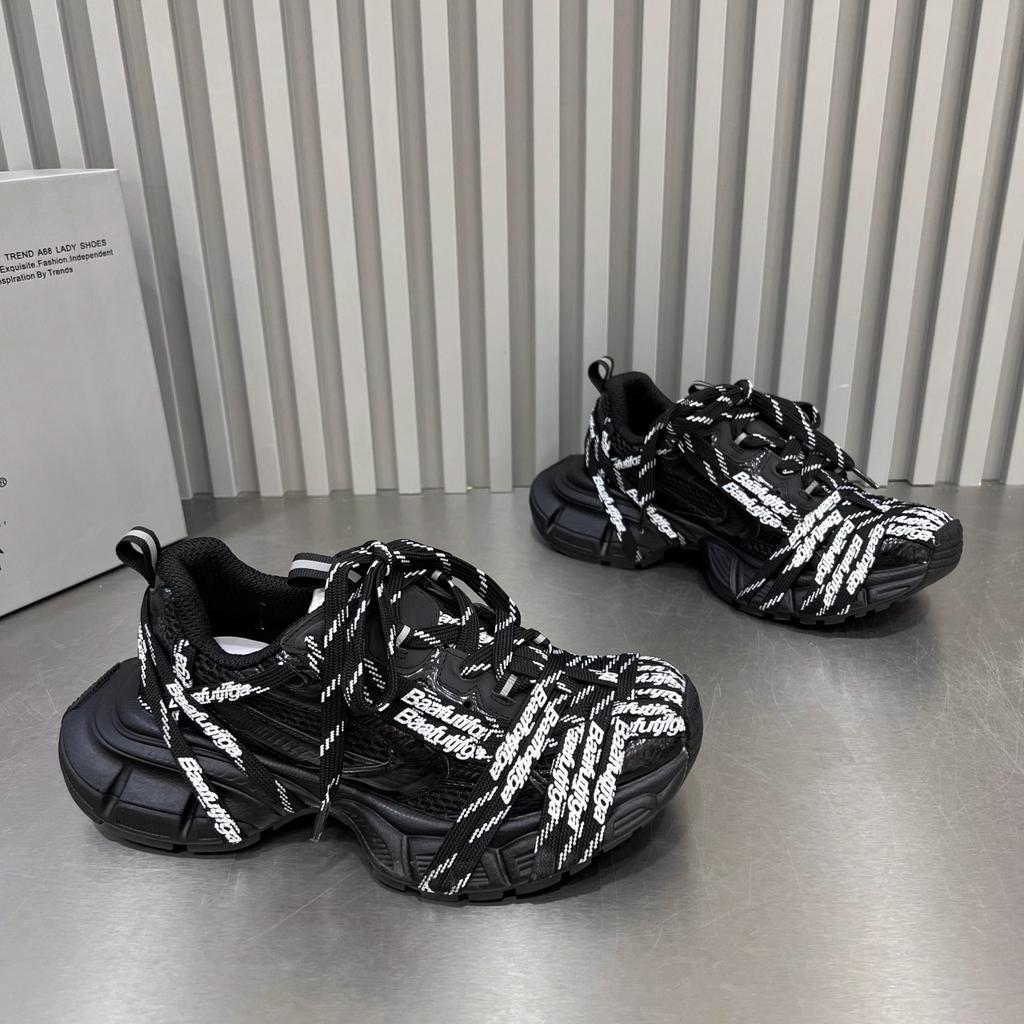 Daddy Shoes Women's New Dirty Little Dirty Shoes Sneakers Muffin Platform Straps Spider-man Casual Shoes Running Shoes