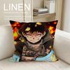 Action FIRE FORCE Cushion Cover Pillowcase Set Pcs x x Breathable Washable Sofa Cushion Cover