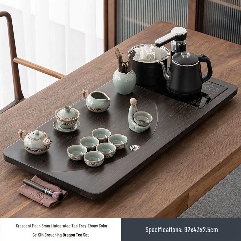 Modern Solid Wood Automatic Electric Tea Table Set