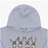 Wild Donkey Unisex Hoodie Heather Grey Fc Basket